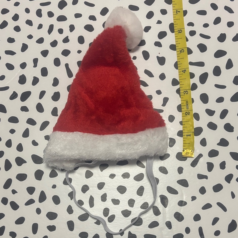 Festive Red Santa Hat for Small Pets